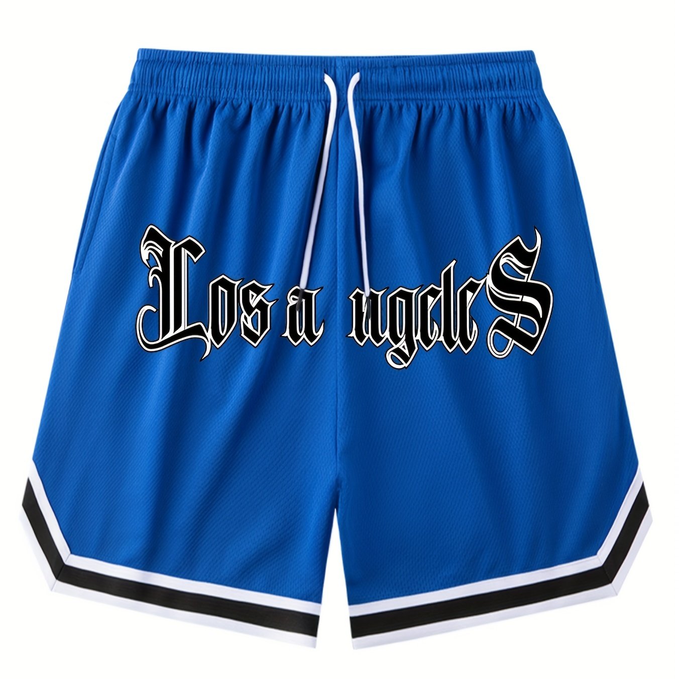 Men's "Chicago" Print Casual Sport Drawstring Shorts