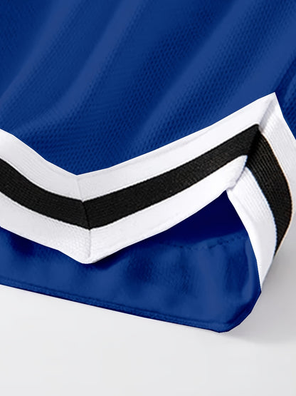 Men's "Chicago" Print Casual Sport Drawstring Shorts