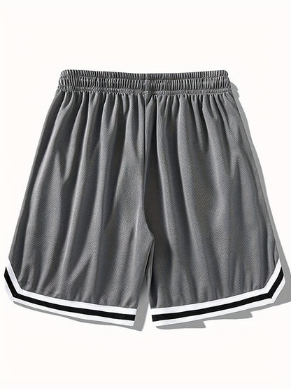 Men's "Chicago" Print Casual Sport Drawstring Shorts