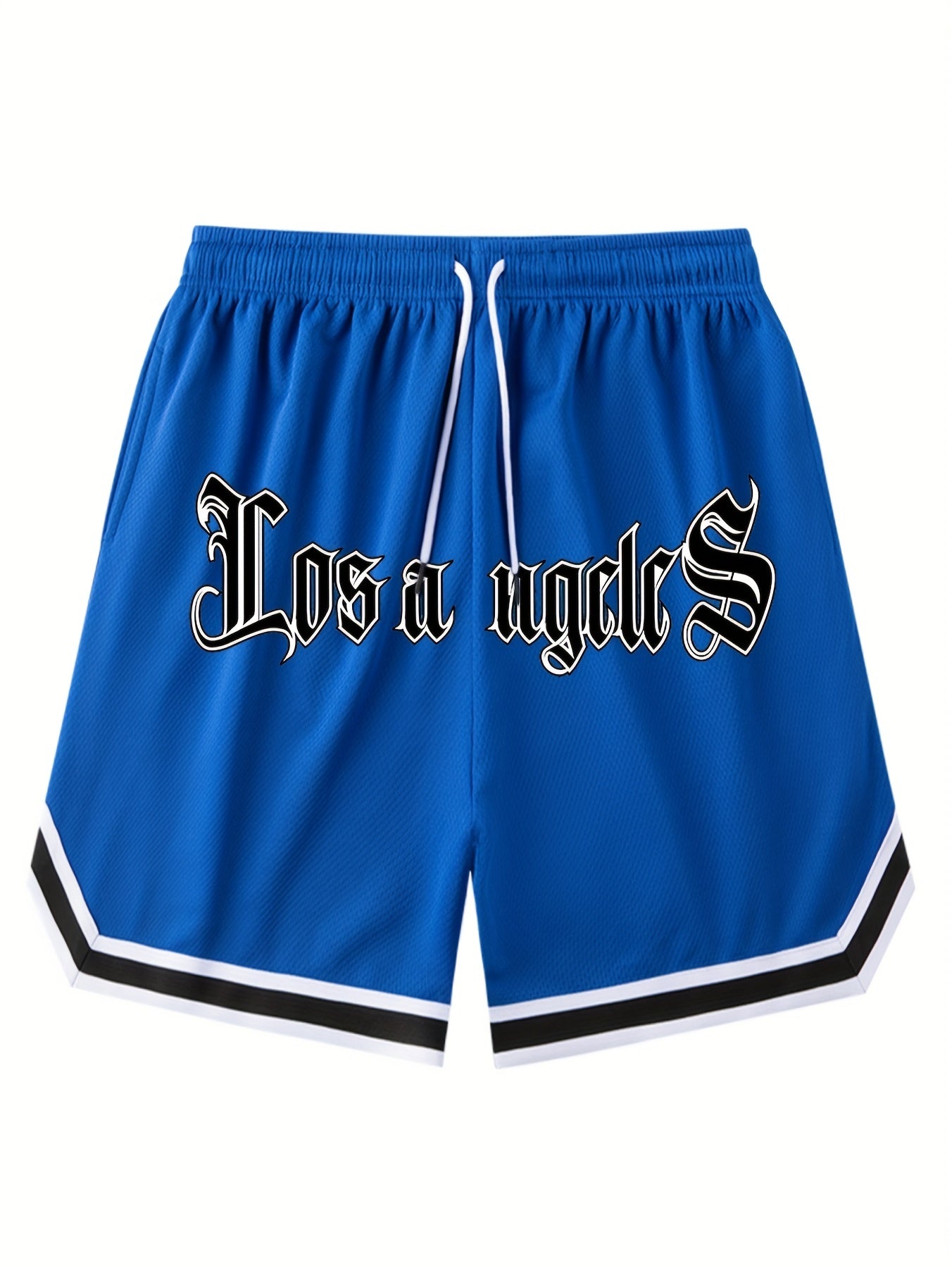 Men's "Chicago" Print Casual Sport Drawstring Shorts