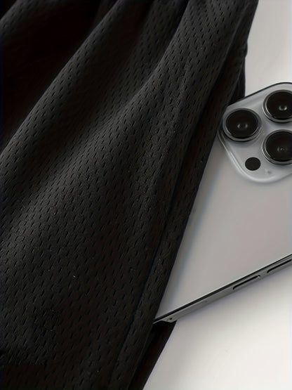 Men's "Chicago" Print Casual Sport Drawstring Shorts